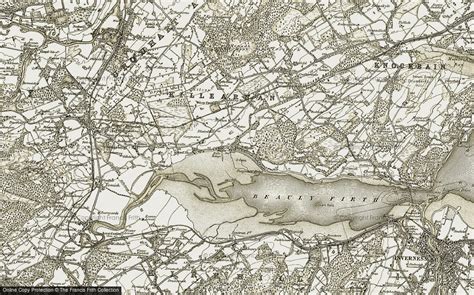 Historic Ordnance Survey Map Of Milton 1911 1912