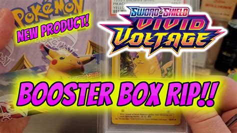 New Pokémon Vivid Voltage Booster Box Rip Amazing Rares And Vmax