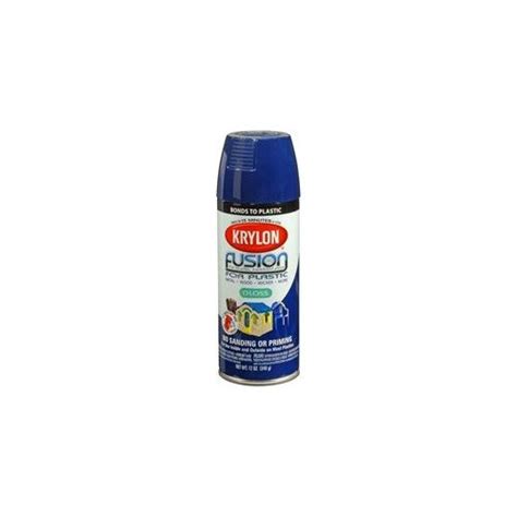 KRYLON 2326 Krylon Fusion For Plastic; AerosolNavy; 12 oz.;