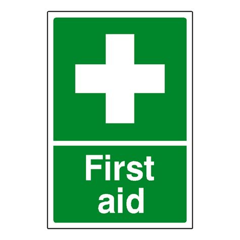 First Aid Sign Pvc Safety Signs