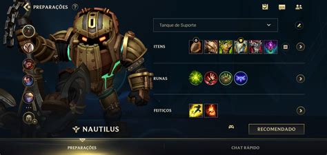 Wild Rift Melhores Builds E Runas Para Nautilus