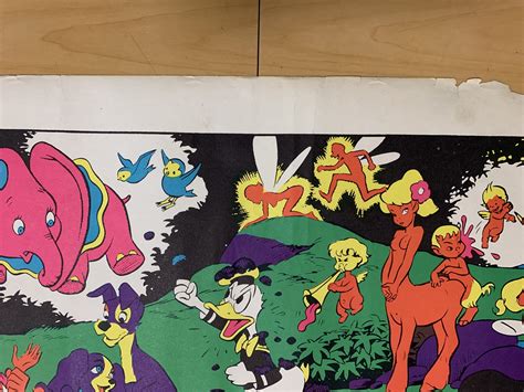 70s The Disneyland Memorial Orgy Black Light Poster Twisted 81