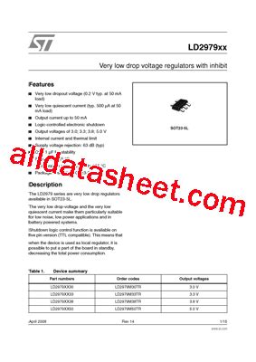 Ld M Tr Datasheet Pdf Stmicroelectronics