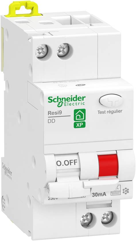 Disjoncteur différentiel 1P N 20A 30mA courbe C type Fsi SCHNEIDER