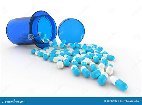 Pills Spilling Out Of Pill Bottle Stock Illustration Illustration Of Pain Medicinal 30700939