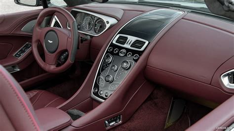 2015 Aston Martin Vanquish Volante Divine Red - Interior | HD Wallpaper #18