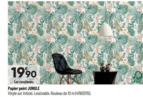 Promo Papier Peint Jungle Chez Bricorama Icatalogue Fr