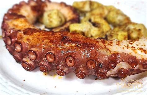 Pulpo a la plancha Cocina y recetas fáciles