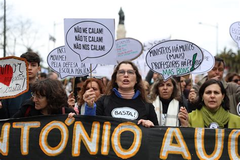 Milhares De Professores Em Protesto As Imagens Da Marcha Em Lisboa