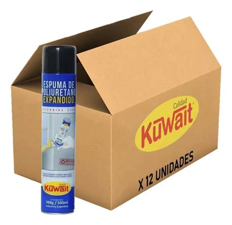 Espuma Poliuretano Aerosol X12 U Expandido 500ml Kuwait MercadoLibre