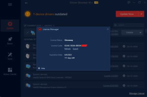 Driver Booster 10 Pro License Key Jan 2024 Update ONHAXPK