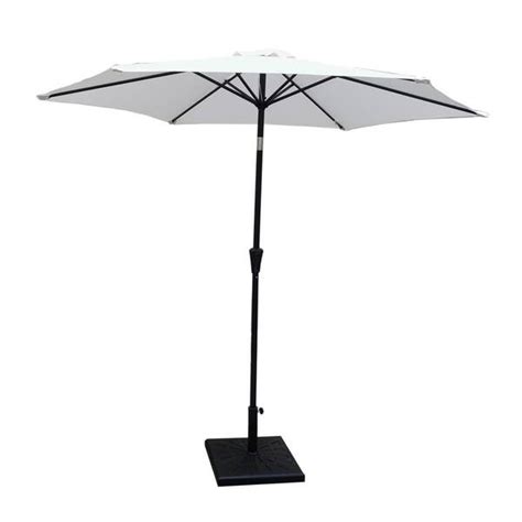 SUNRINX 8 8 Ft Aluminum Market Push Button Tilt Patio Umbrella In