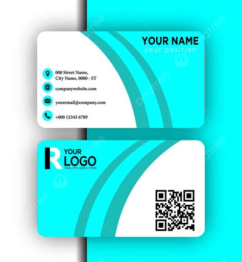 Modern Bright Business Card Template Vector Template Download On Pngtree