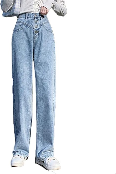 Pantaloni In Denim Da Donna Primavera E Autunno Jeans Larghi Larghi A