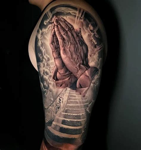 Praying Hands Tattoo Designs That Will Rejuvenate Your Faith In Religion