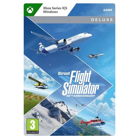 Microsoft Flight Simulator 40th Anniversary Deluxe Edition Xbox Windows Digital Download