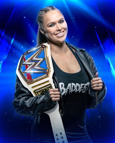 WWE on Instagram: “Will @rondarousey be walking out of #WrestleMania Saturday as the NEW # ...