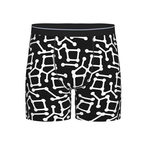 Black And White Abstract Pattern Men S Novelty Underwear Men Boxer Briefs Comfort Soft Boxer