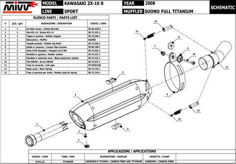 Mivv Suono Full Titanium Slip On Einddemper Met E Keur Kawasaki ZX 10