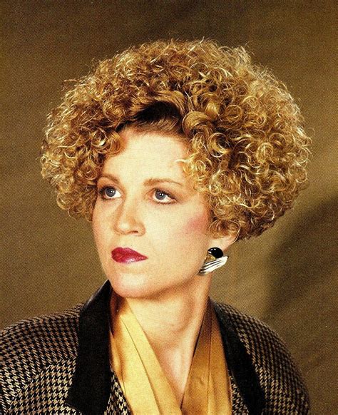 Stunning Curly Perm From The 80s