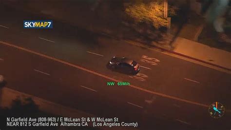 Chase Stolen Vehicle Suspect In Custody After High Speed Chase Ends In