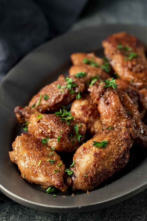 Fried Chicken Wings With Fried Rice