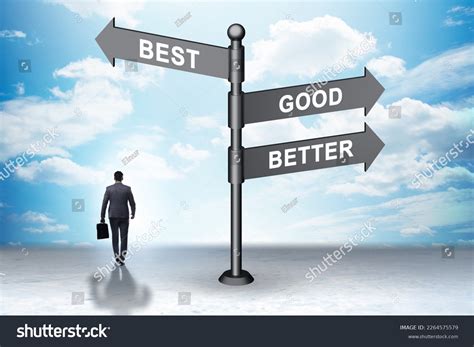 Crossroads Concept Good Better Best Stock Photo Shutterstock