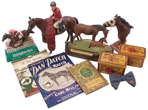 Unusual Horse Racing Memorabilia with Churchill Downs Relics (35+)