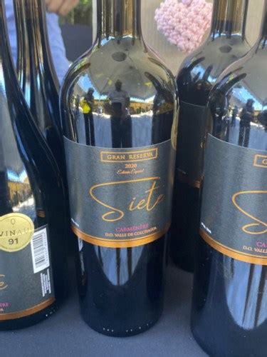 Siete Wines Gran Reserva Edicion Especial Carménère Vivino US