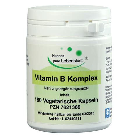 Vitamin B Komplex Kapseln St Ck Kaufen Medpex