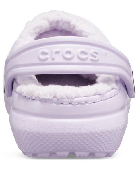 Crocs Classic Lined Clog Lavender In Lavender Lavender Purple Save