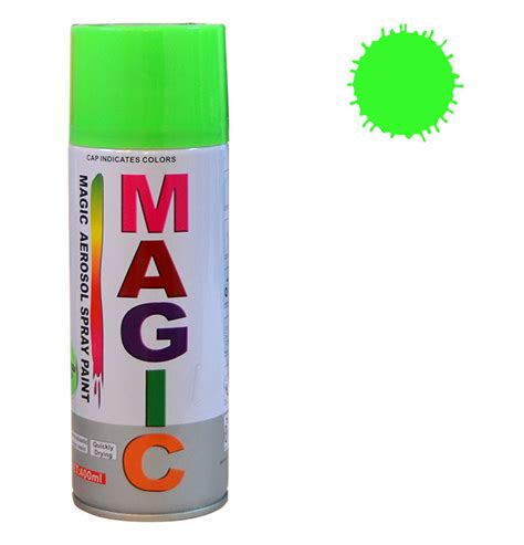 Spray Vopsea Magic Verde Fluorescent Ml Rapidauto Ro