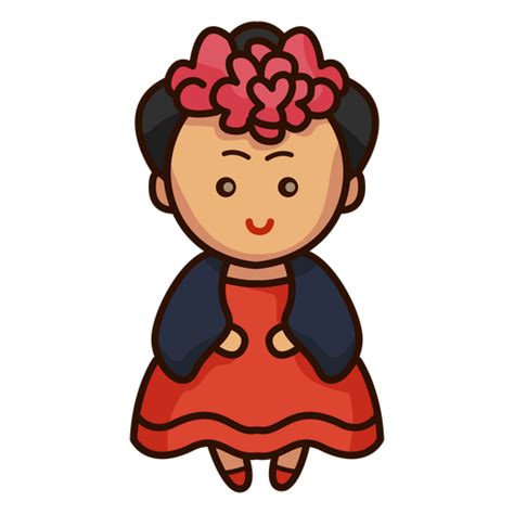 Diseño Png Y Svg De Lindo Personaje De Bailarina Mexicana Para Camisetas