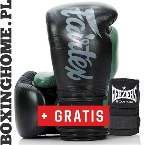 Rękawice bokserskie FAIRTEX FXB BG V2 black green Zobacz na