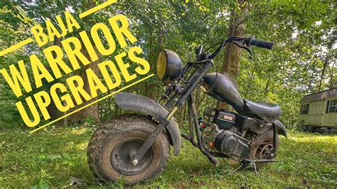 Baja Warrior Mini Bike Predator 212 Upgrades Youtube