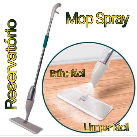 Vassoura Mop Spray Rodo Esfreg O Limpador Ch O Limpeza Reservatorio