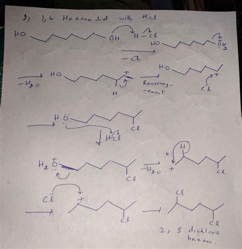 Solved 1 Draw The SN1 Mechanism Of The Reaction Between Course Hero