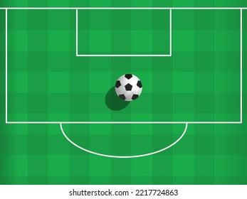 Soccer Ball Small Area Penalty Shot Stock Vector (Royalty Free ...