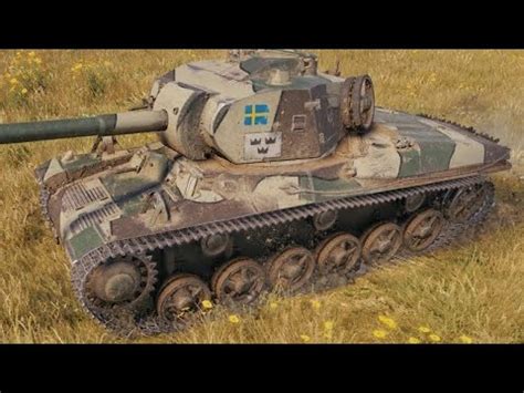 World Of Tanks Gameplay Strv M Swedish Tier V Tank Youtube