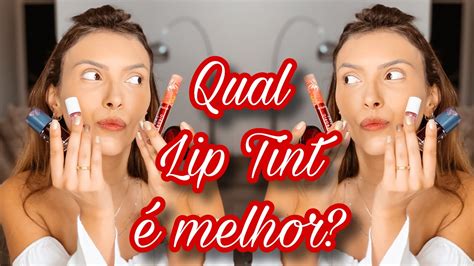 Qual Lip Tint É Melhor Testei 4 Tipos Youtube