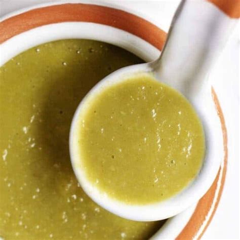 Homemade Green Enchilada Sauce Pinch And Swirl