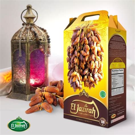 Jual Kurma Tunis Tunisia Tangkai Merk El Jazirah Gr Kualitas Premium