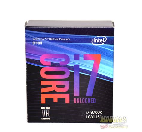 Intel Core i7 8700k CPU Review — Modders-Inc