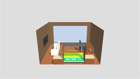 Bedroom Download Free 3d Model By Clement Ling [6d38b34] Sketchfab