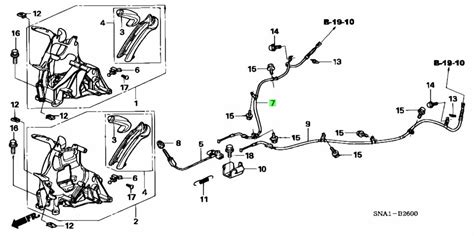 Купить Honda 47510snaa52 47510 Sna A52 Wire B R Parking Brake для Honda Civic Цены быстрая