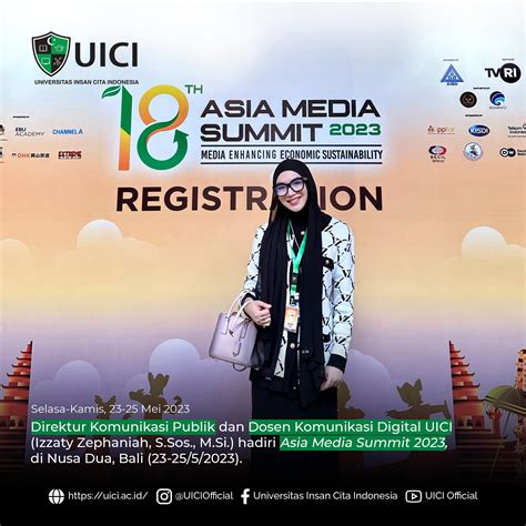 Serius Kembangkan Jaringan Internasional Uici Hadiri Asia Media Summit