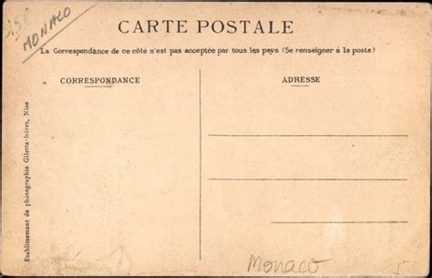 Buchstaben Ansichtskarte Postkarte Monte Carlo Monaco Akpool De