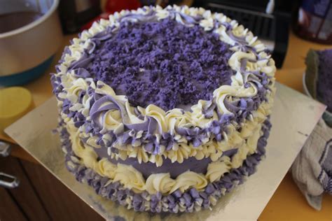 Ube Cake with Cream Cheese & Whipped Cream Frosting Whipped Cream Frosting, Ube, Melt In Your ...