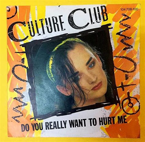 Culture Club Do You Really Want To Hurt Me Berk Plak