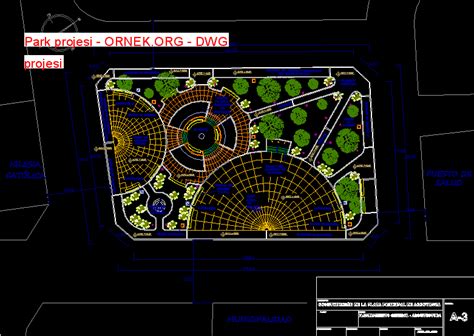 Park Projesi Dwg Projesi Autocad Projeler Hot Sex Picture